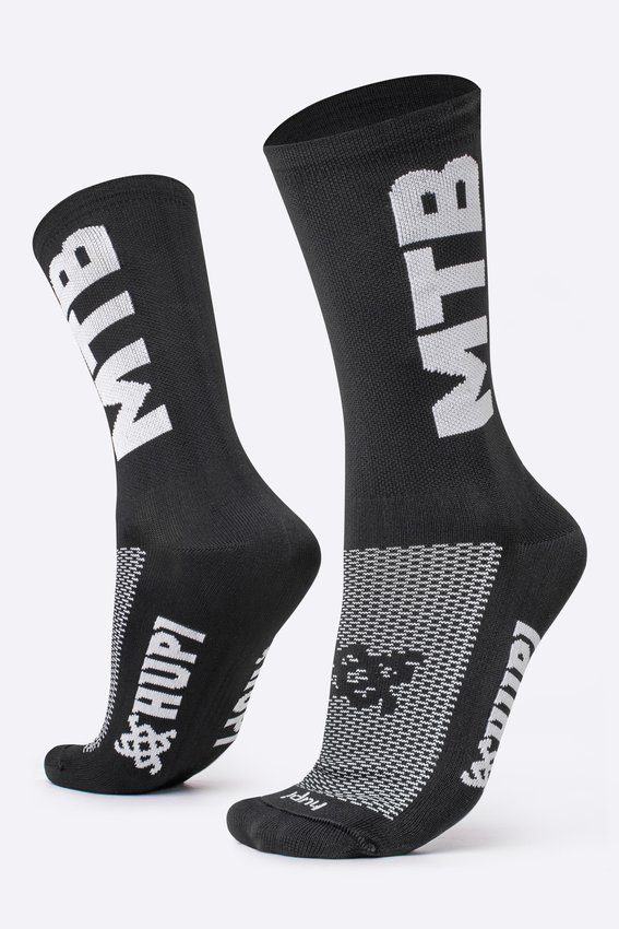 Meia HUPI MTB 2 Preto
