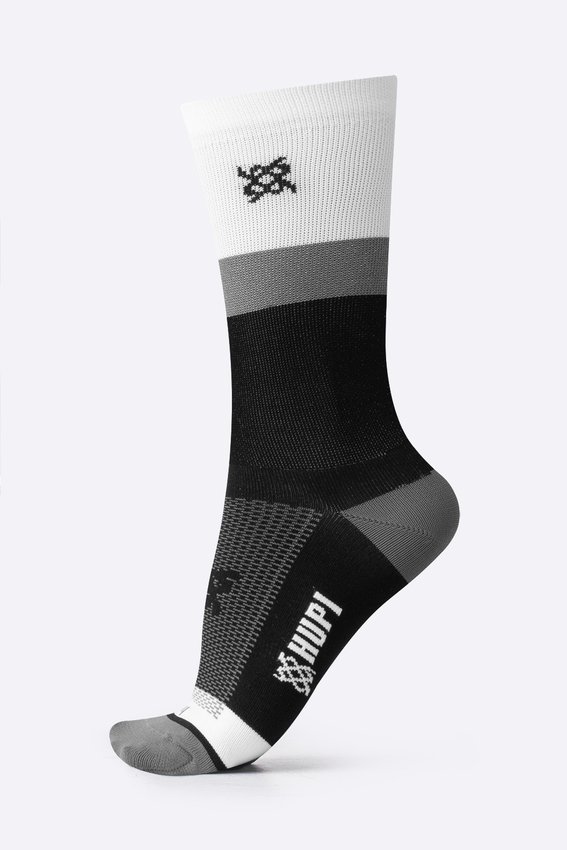 Meia HUPI Nero Preto e Branco