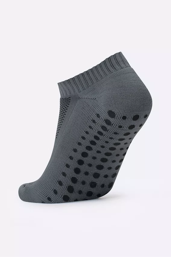 Meia HUPI Pilates Cinza - Tamanho Plus 42-46