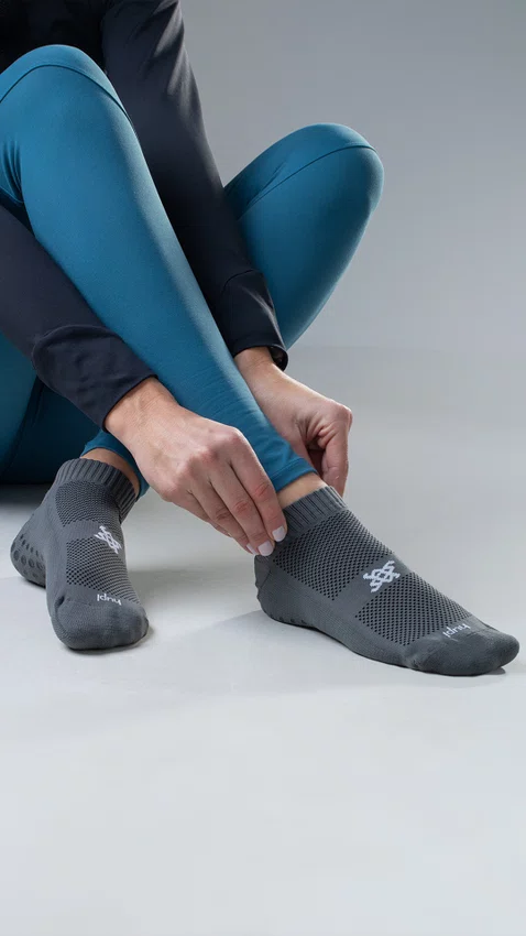 Meia HUPI Pilates Cinza