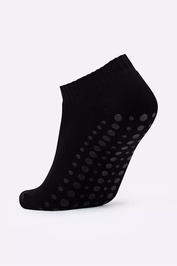 Meia HUPI Pilates Preto - Tamanho Plus 42-46