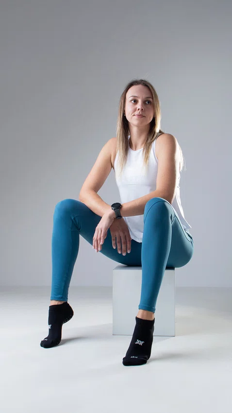 Meia HUPI Pilates Preto 