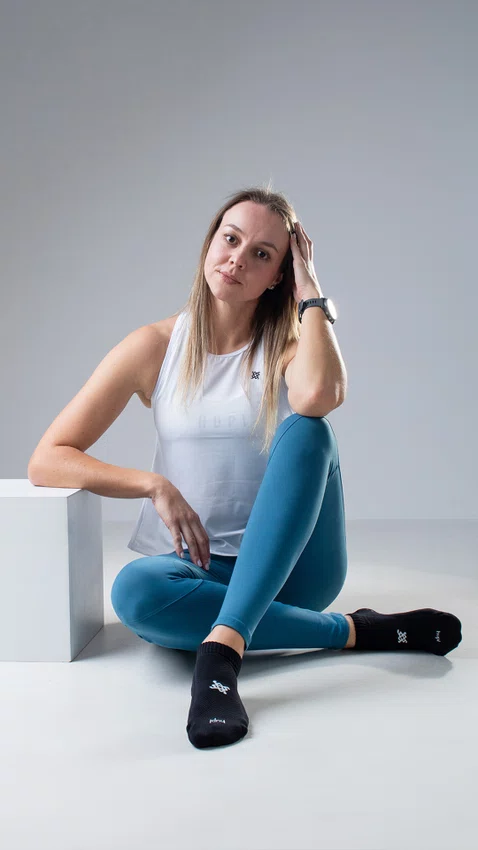 Meia HUPI Pilates Preto 