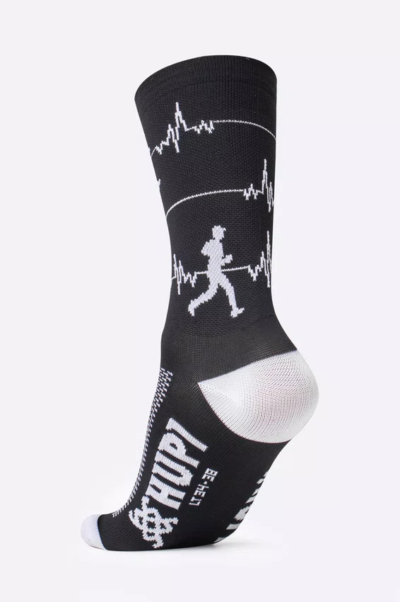 Meia HUPI Run Beats Preto