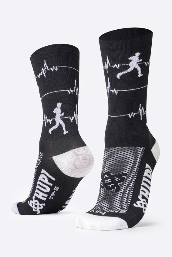 Meia HUPI Run Beats Preto