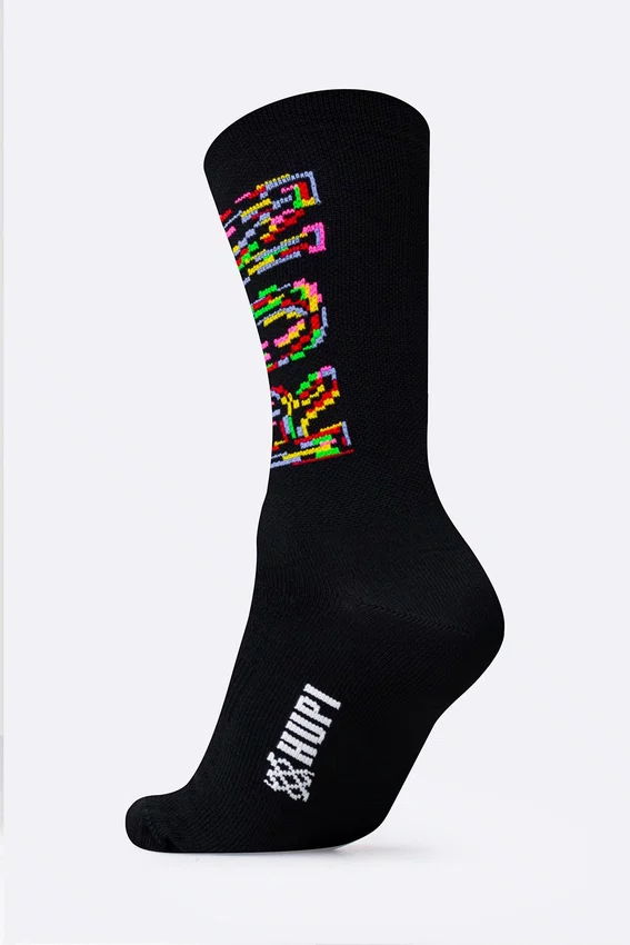 Meia HUPI Run Colors Preto