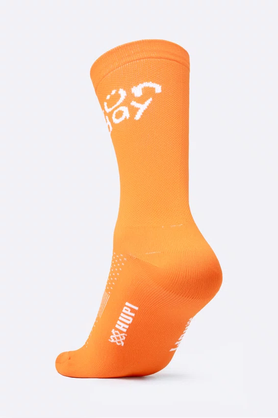 Meia HUPI Run Day Laranja