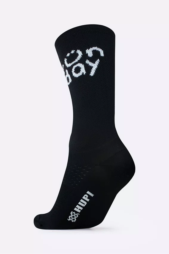 Meia HUPI Run Day Preto