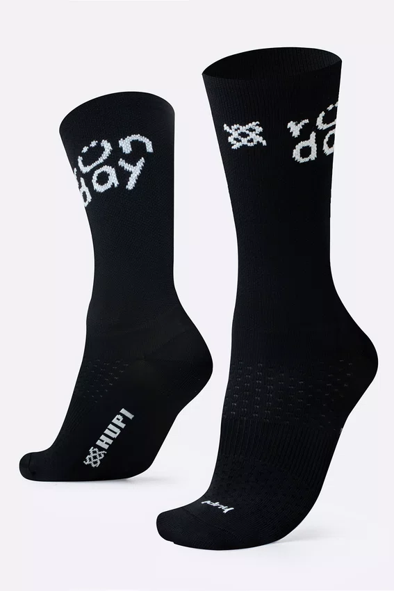 Meia HUPI Run Day Preto