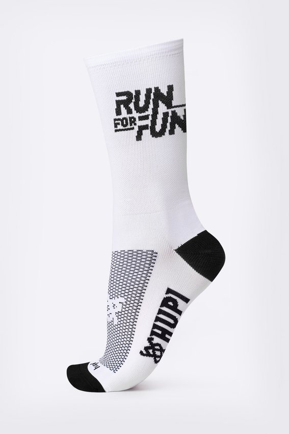 Meia HUPI Run For Fun Branca