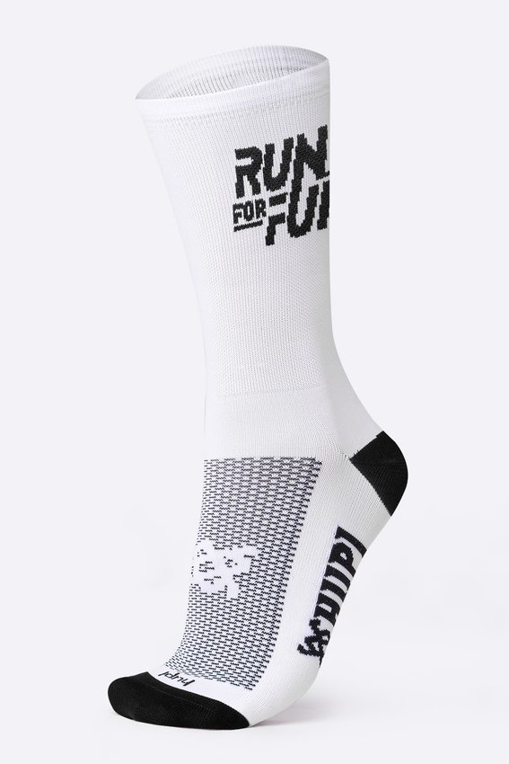 Meia HUPI Run For Fun Branca