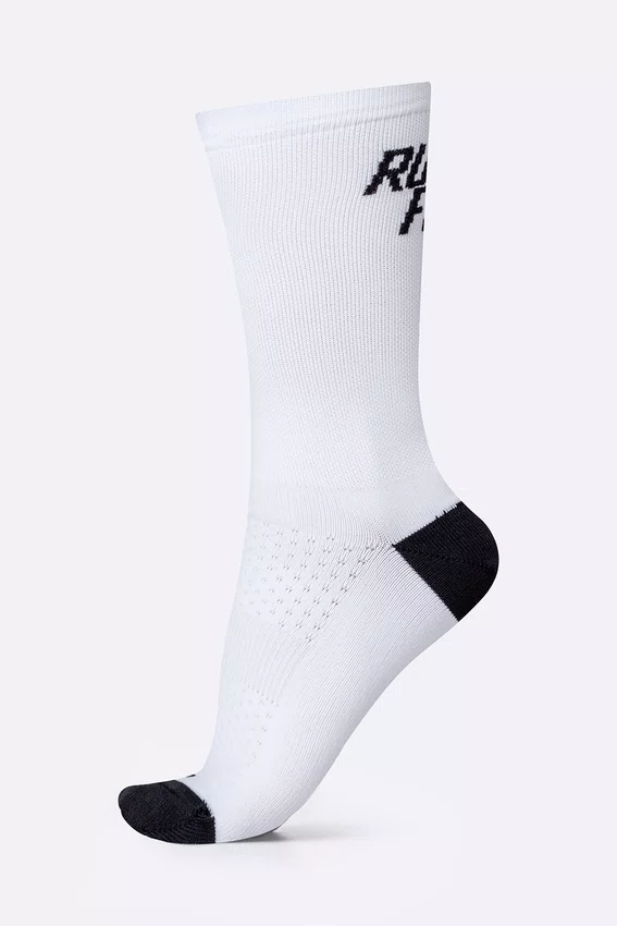 Meia HUPI Run Free Branco - LT para pés menores 34-38