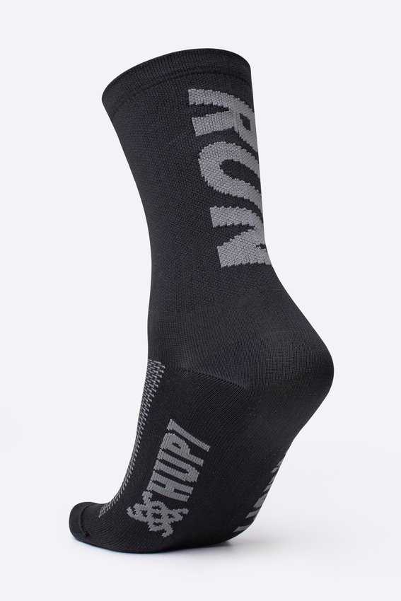 Meia HUPI RUN Preto/Cinza