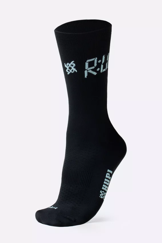 Meia HUPI Run Preto - LT para pés menores 34-38