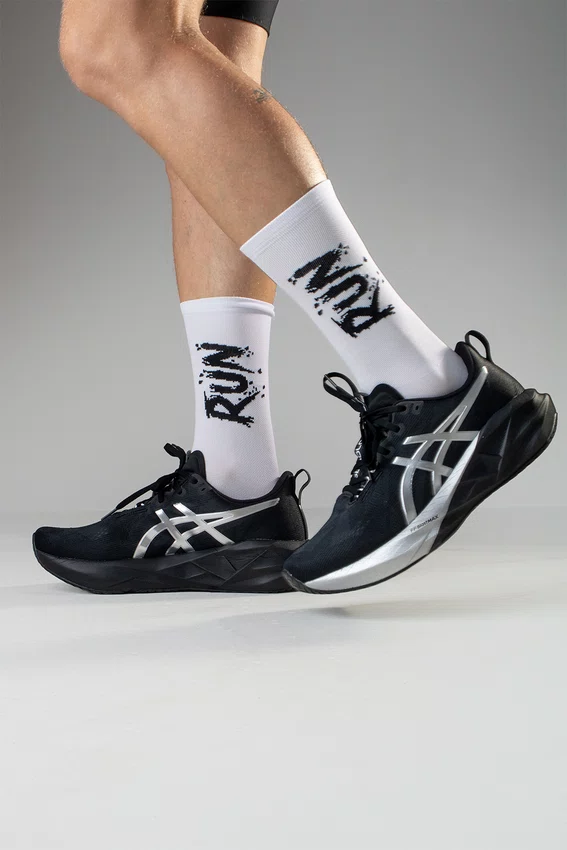 Meia HUPI Run Splash Branco Plus 42–46