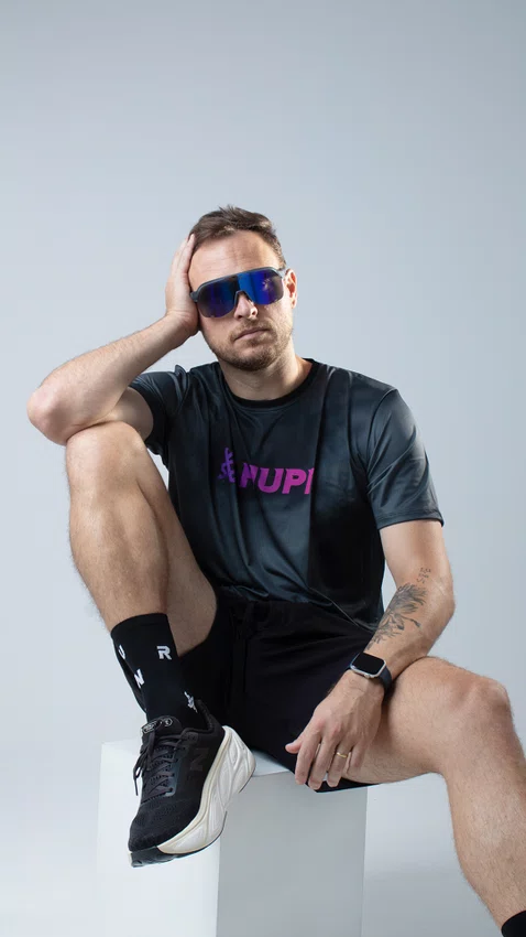 Meia HUPI Run Sprint Preto