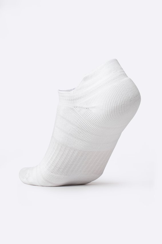 Meia HUPI Running Pro Invisível Branco - Tamanho Plus 42-46