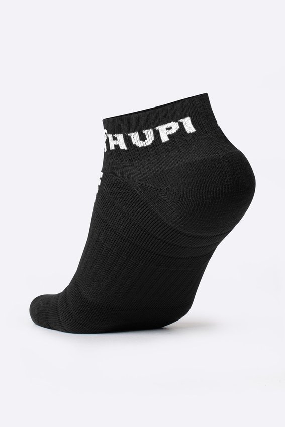 Meia HUPI Running Pro Preto - Tamanho Plus 42-46