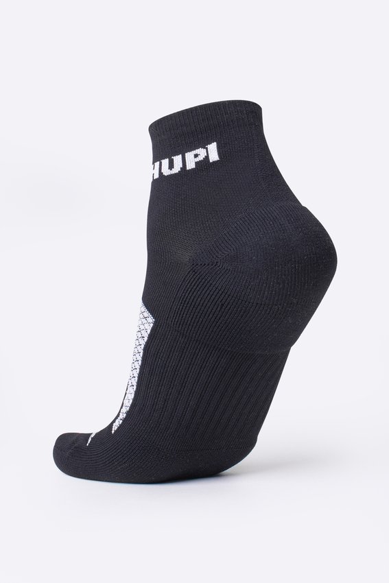 Meia HUPI Running Pro Prime Preto e Branco