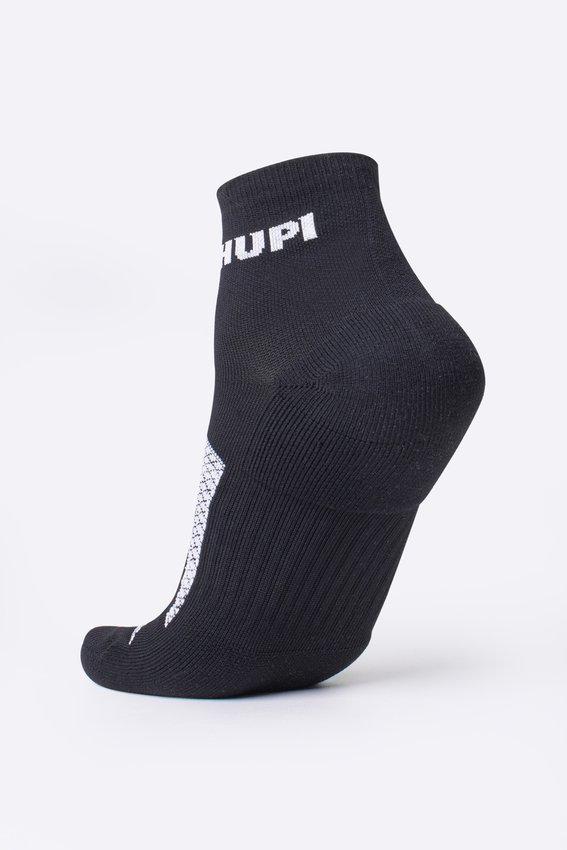 Meia HUPI Running Pro Prime Preto e Branco - Tamanho Plus 42-46