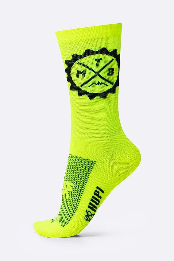 Meia HUPI Selo MTB Verde
