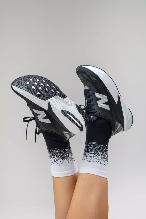 Meia HUPI Splash Preto/Branco