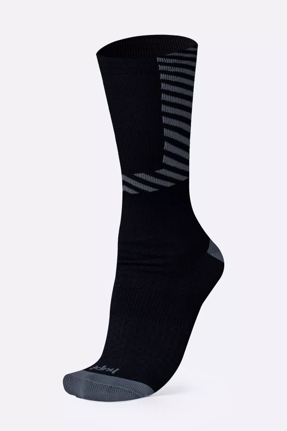 Meia HUPI Strike Preto e Cinza Plus 42–46