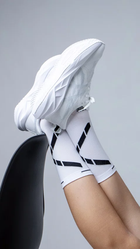 Meia HUPI Tail Branco 