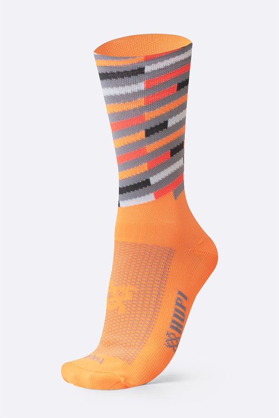 Meia HUPI Triplo Colors Laranja