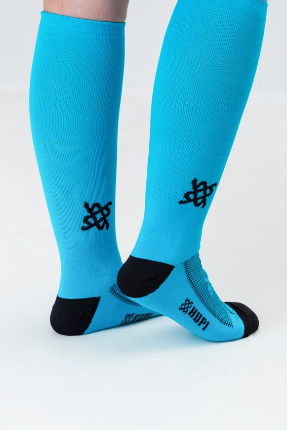 Meia Longa HUPI Lisa Azul