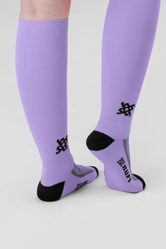 Meia Longa HUPI Roxo Liso