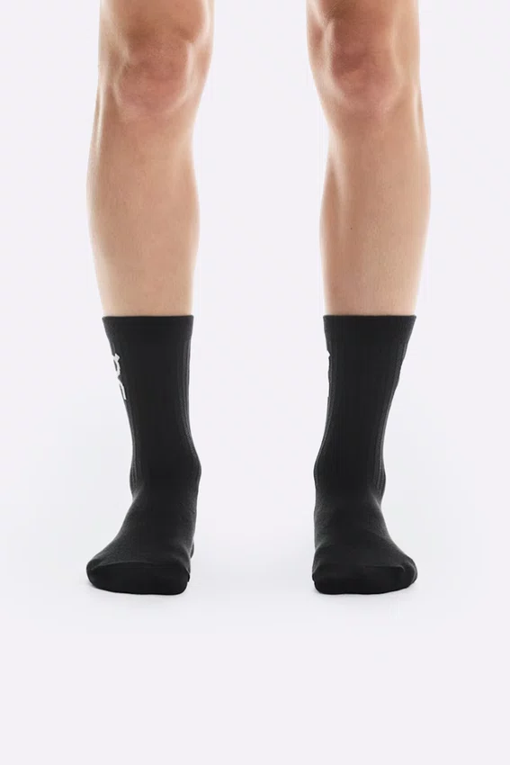 Meia On Logo Sock High 3P Preta