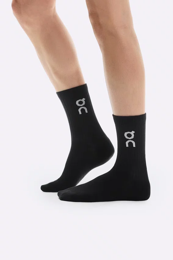 Meia On Logo Sock High 3P Preta