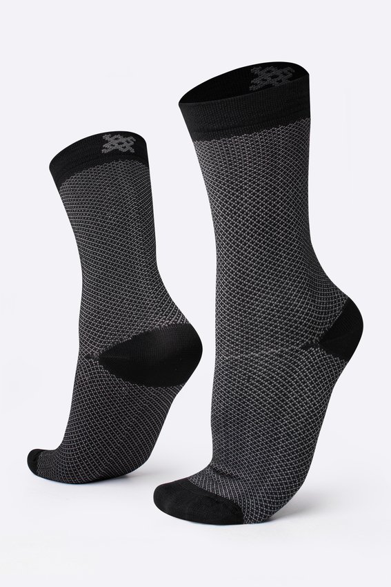 Meia HUPI Carbono Preto