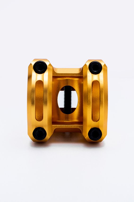 Avanço Suporte Guidão HUPI Strip 31.8mm 35mm - Dourado