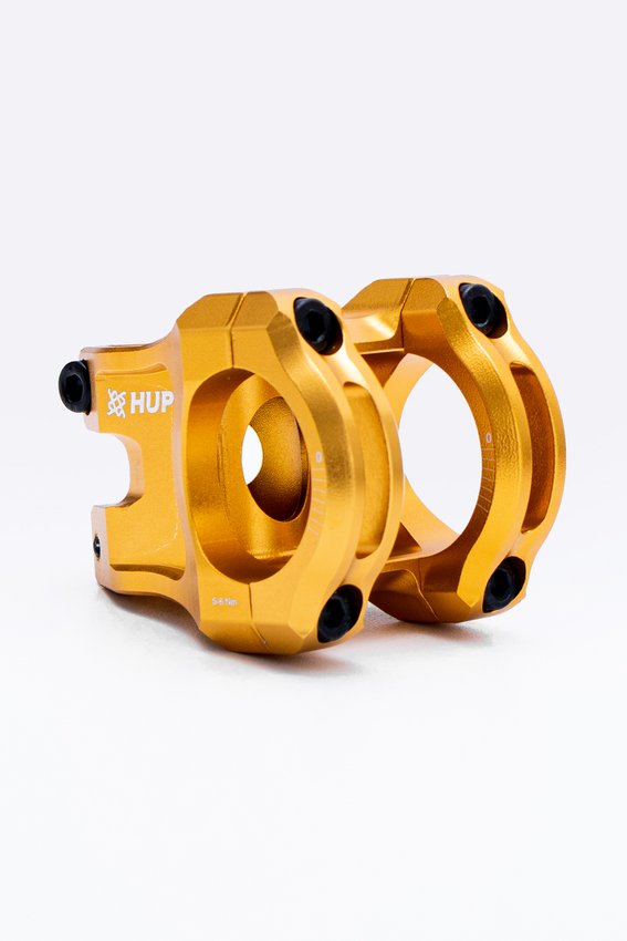Avanço Suporte Guidão HUPI Strip 31.8mm 35mm - Dourado