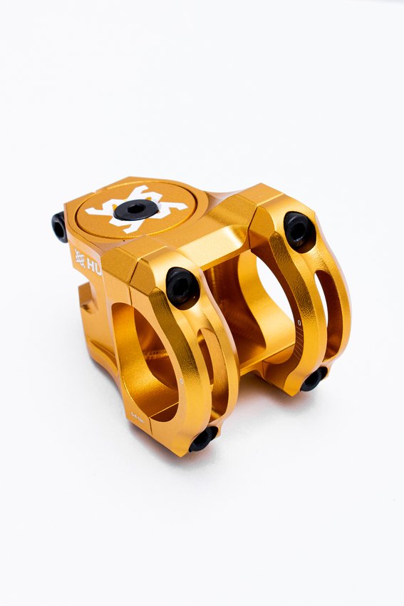Avanço Suporte Guidão HUPI Strip 31.8mm 35mm - Dourado