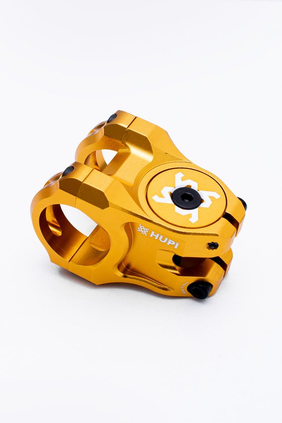 Avanço Suporte Guidão HUPI Strip 31.8mm 35mm - Dourado