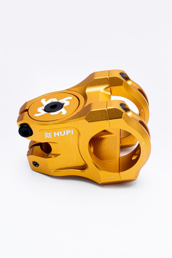 Avanço Suporte Guidão HUPI Strip 31.8mm 35mm - Dourado