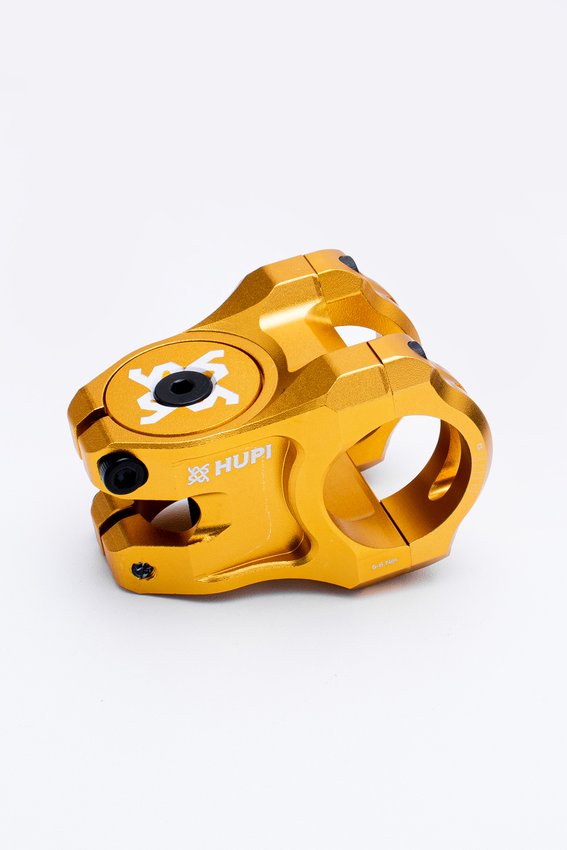 Avanço Suporte Guidão HUPI Strip 31.8mm 35mm - Dourado