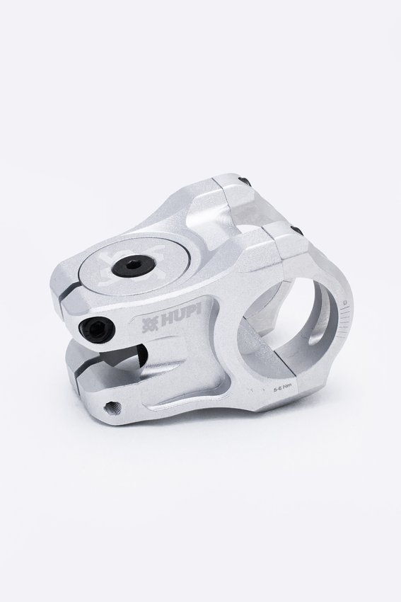 Avanço Suporte Guidão HUPI Strip 31.8mm 35mm  - Prata