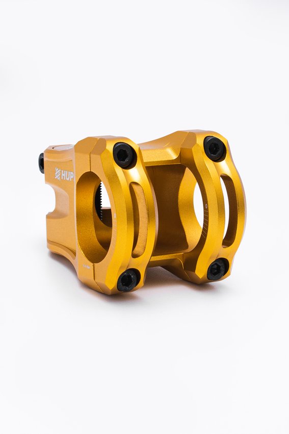 Avanço Suporte Guidão HUPI Strip 31.8mm 50mm - Dourado