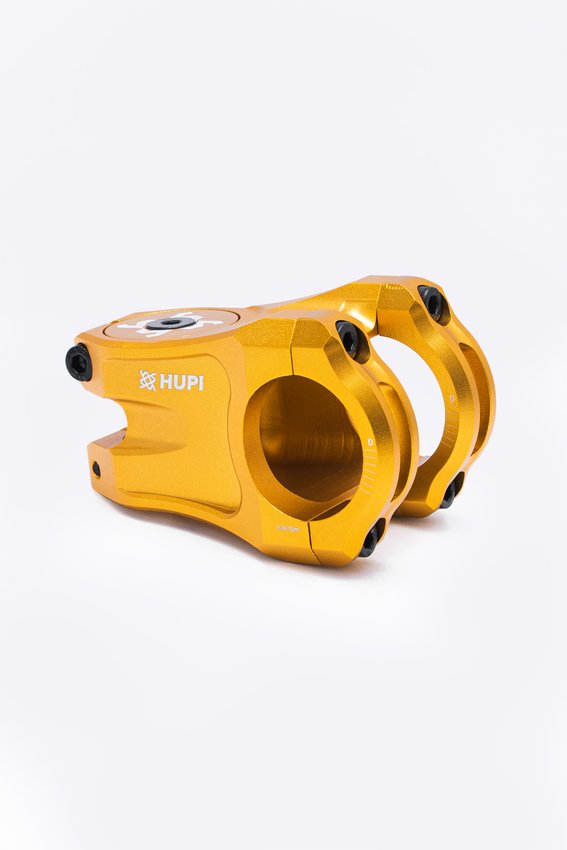 Avanço Suporte Guidão HUPI Strip 31.8mm 50mm - Dourado