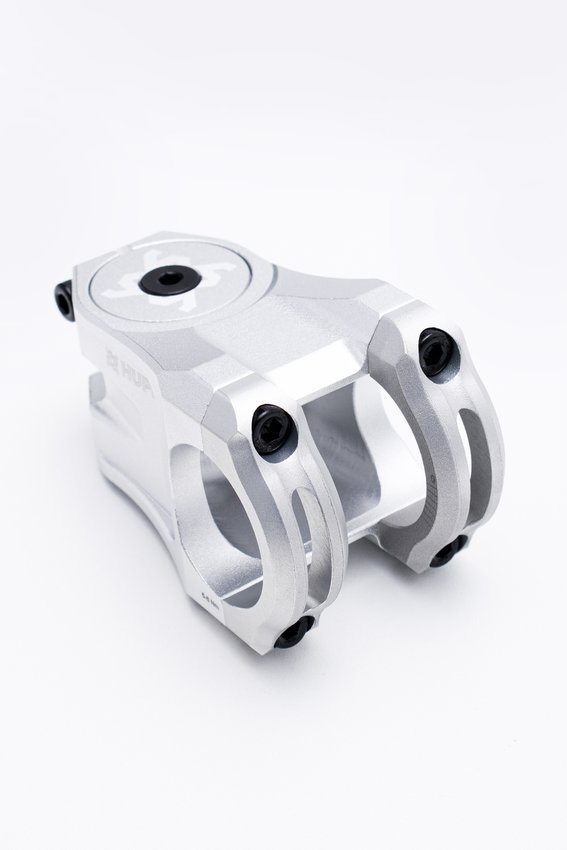 Avanço Suporte Guidão HUPI Strip 31.8mm 50mm - Prata
