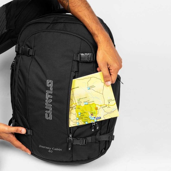 Mochila Curtlo Journey Cabin 40 Litros Preta