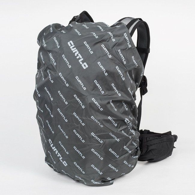 Mochila Curtlo Trail Lite 23L Preto e Laranja