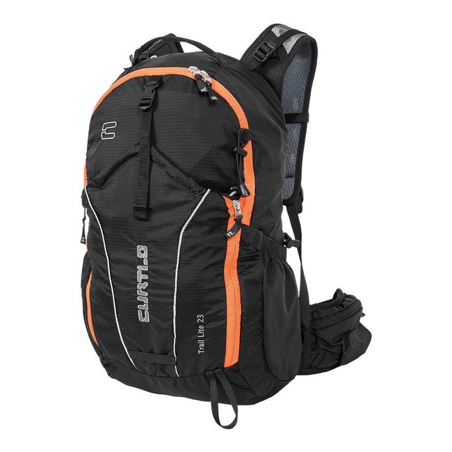 Mochila Curtlo Trail Lite 23L Preto e Laranja