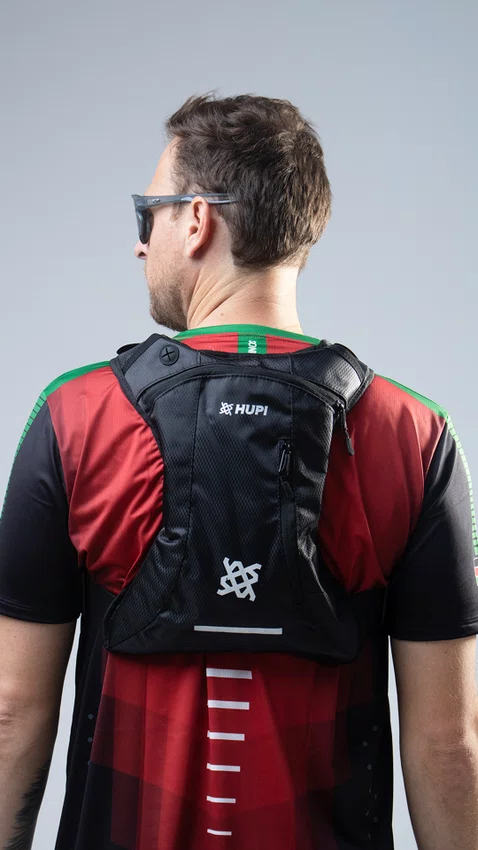 Mochila de Hidratação HUPI HUWE Evo Preto com Refil