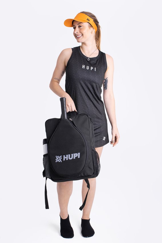 Mochila Raqueteira Beach Tennis HUPI Preto