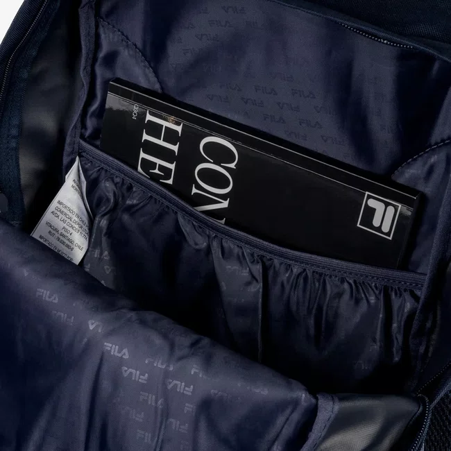 Mochila Fila Cut Logo Letter Azul Marinho